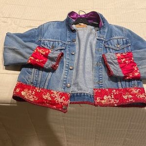 Levi vintage, jean jacket, one of a kind
